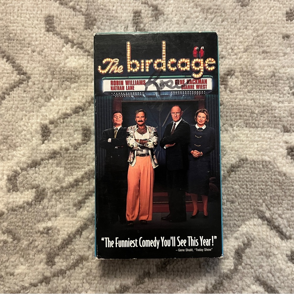 The Birdcage VHS Comedy Movie